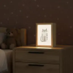 Kat - Dieren - Beige Light Box met kabel klein -sfeer1_kind