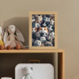 Kat - Dieren - Poes - Grijs - Patronen - Kind Light Box met kabel klein -sfeer2_kind