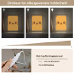 Kat - Simplistisch - Oranje - Vrolijk Light Box met kabel klein -USP_dimbaarNL