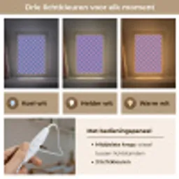 Dambord - Blauw - Patroon - Roze Light Box met kabel klein -USP_lichtkleurNL