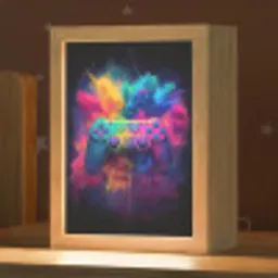 Controller - Neon - Explosie - Kleurrijk Light Box met kabel klein -zzz_3d_website