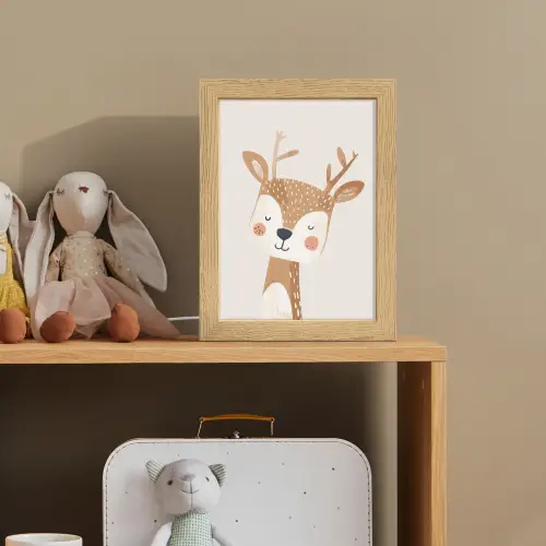 Hert - Bosdieren - Beige Light Box met kabel klein -sfeer2_kind