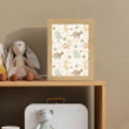 Dino - Patroon - Pastel Light Box met kabel klein -sfeer2_kind