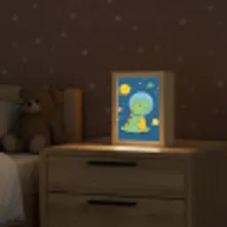 Dino - Ruimte - Planeten Light Box met kabel klein -sfeer1_kind