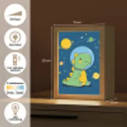 Dino - Ruimte - Planeten Light Box met kabel klein -USP_NL