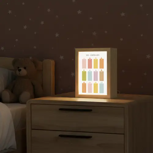 Educatief - Leren rekenen - Kleurrijk - Vermenigvuldigingstabel Light Box met kabel klein -sfeer1_kind