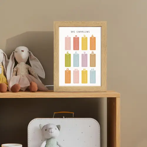 Educatief - Leren rekenen - Kleurrijk - Vermenigvuldigingstabel Light Box met kabel klein -sfeer2_kind