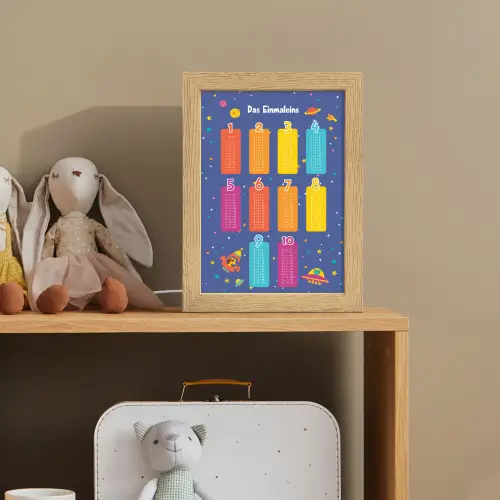 Educatief - Leren rekenen - Ruimte - Vermenigvuldigingstabel Light Box met kabel klein -sfeer2_kind