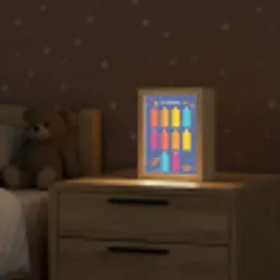 Educatief - Leren rekenen - Ruimte - Vermenigvuldigingstabel Light Box met kabel klein -sfeer1_kind