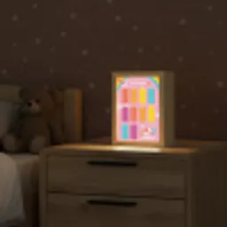Educatief - Leren rekenen - Eenhoorn - Vermenigvuldigingstabel Light Box met kabel klein -sfeer1_kind