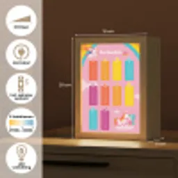 Educatief - Leren rekenen - Eenhoorn - Vermenigvuldigingstabel Light Box met kabel klein -USP_NL