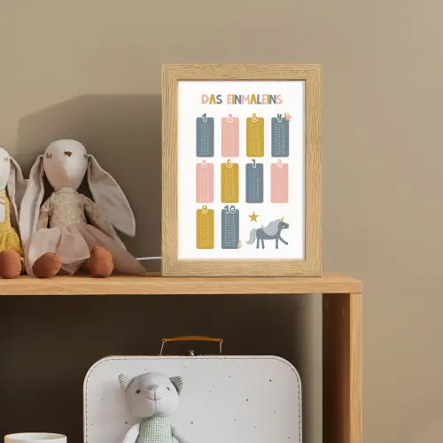 Educatief - Leren rekenen - Eenhoorn - Vermenigvuldigingstabel Light Box met kabel klein -sfeer2_kind