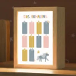 Educatief - Leren rekenen - Eenhoorn - Vermenigvuldigingstabel Light Box met kabel klein -zzz_3d_website