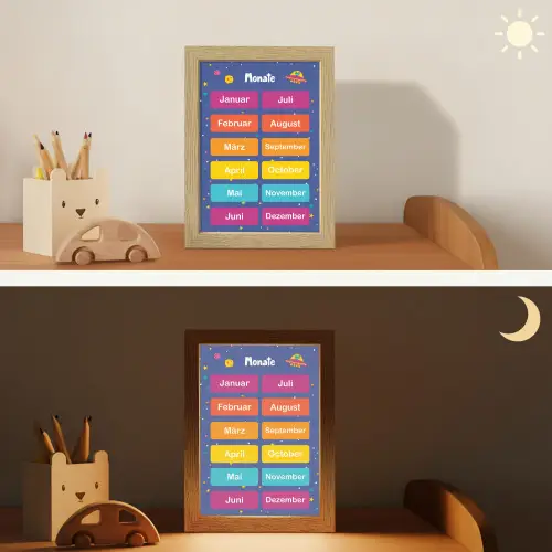Educatief - Maanden - Ruimte - Leren Light Box met kabel klein -sfeer3_kind