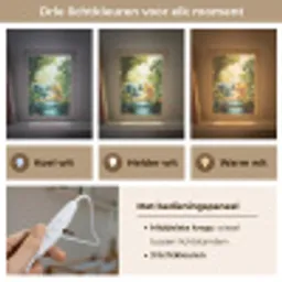 Olifant - Tijger - Bos - Jungle Light Box met kabel klein -USP_lichtkleurNL