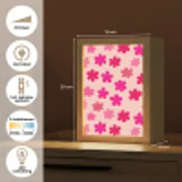 Bloemen - Patroon - Roze Light Box met kabel klein -USP_NL