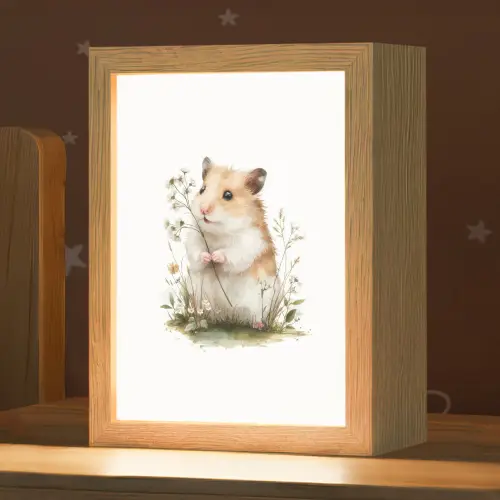 Hamster - Bloemen Light Box met kabel klein -zzz_3d_website