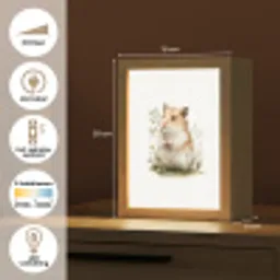 Hamster - Bloemen Light Box met kabel klein -USP_NL