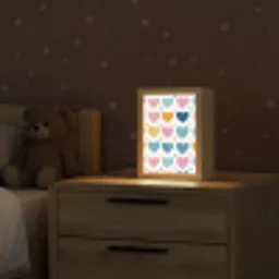 Hartjes - Pastel - Patroon Light Box met kabel klein -sfeer1_kind
