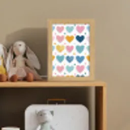 Hartjes - Pastel - Patroon Light Box met kabel klein -sfeer2_kind