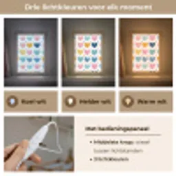 Hartjes - Pastel - Patroon Light Box met kabel klein -USP_lichtkleurNL