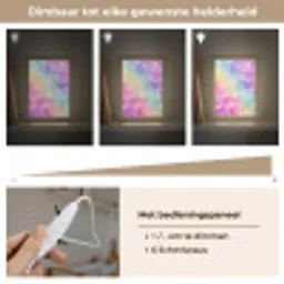 Licht - Regenboog - Hartjes Light Box met kabel klein -USP_dimbaarNL