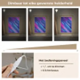 Lijnen - Abstract - Patroon - Donkerblauw Light Box met kabel klein -USP_dimbaarNL