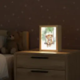 Leeuw - Dier - Kinderen - Jungle Light Box met kabel klein -sfeer1_kind