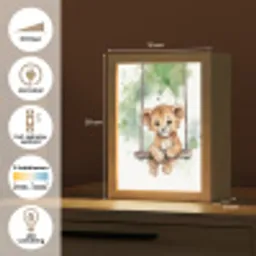 Leeuw - Dier - Kinderen - Jungle Light Box met kabel klein -USP_NL