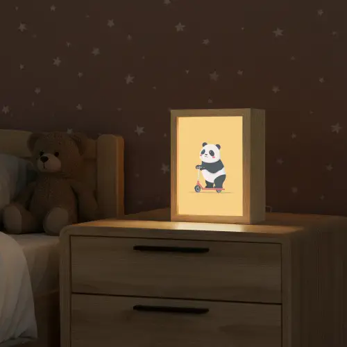 Panda - Step - Geel Light Box met kabel klein -sfeer1_kind
