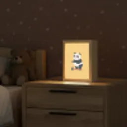 Panda - Step - Geel Light Box met kabel klein -sfeer1_kind