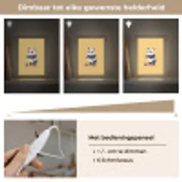Panda - Step - Geel Light Box met kabel klein -USP_dimbaarNL