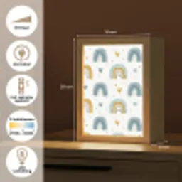 Patroon - Regenboog - Hartjes Light Box met kabel klein -USP_NL