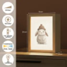 Konijn - Muts - Oren - Beige Light Box met kabel klein -USP_NL