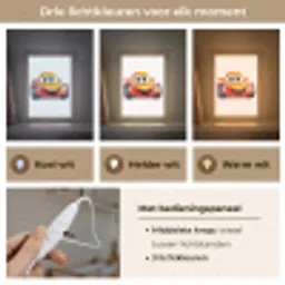 Raceauto - Oranje - Jongens - Kinderen - Auto Light Box met kabel klein -USP_lichtkleurNL