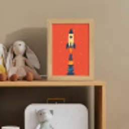 Raket - Planeten - Rood Light Box met kabel klein -sfeer2_kind