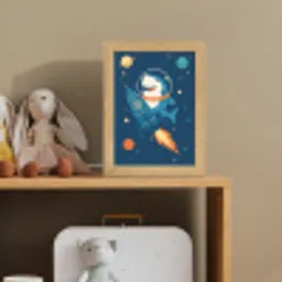 Raket - Haai - Ruimte Light Box met kabel klein -sfeer2_kind