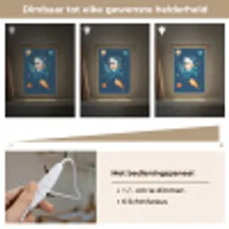 Raket - Haai - Ruimte Light Box met kabel klein -USP_dimbaarNL