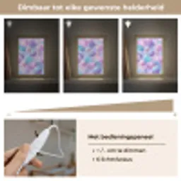 Schelpen - Paars - Blauw - Patroon Light Box met kabel klein -USP_dimbaarNL
