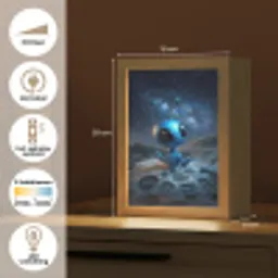 Ruimtewezen - Blauw - Galaxy Light Box met kabel klein -USP_NL