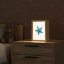 Zeester - Blauw - Spetters Light Box met kabel klein -sfeer1_kind