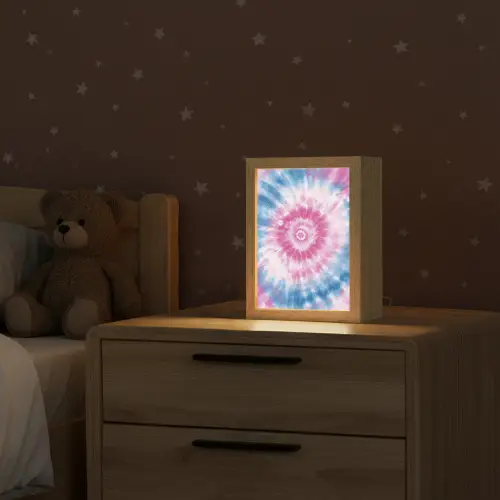 Tie-dye - Roze - Patroon Light Box met kabel klein -sfeer1_kind