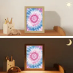Tie-dye - Roze - Patroon Light Box met kabel klein -sfeer3_kind