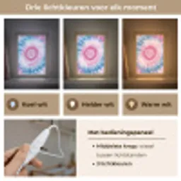 Tie-dye - Roze - Patroon Light Box met kabel klein -USP_lichtkleurNL