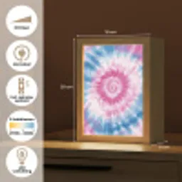 Tie-dye - Roze - Patroon Light Box met kabel klein -USP_NL