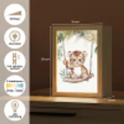 Tijger - Dier - Kinderen - Jungle Light Box met kabel klein -USP_NL
