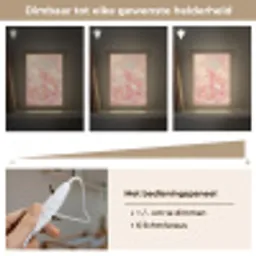 Eenhoorn - Wolken - Roze Light Box met kabel klein -USP_dimbaarNL