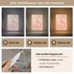 Eenhoorn - Wolken - Roze Light Box met kabel klein -USP_lichtkleurNL