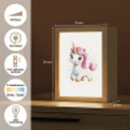 Eenhoorn - Roze - Magie Light Box met kabel klein -USP_NL