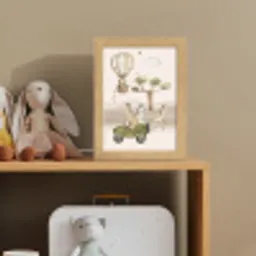 Wilde dieren - Safari - Watercolor - Luchtballon Light Box met kabel klein -sfeer2_kind